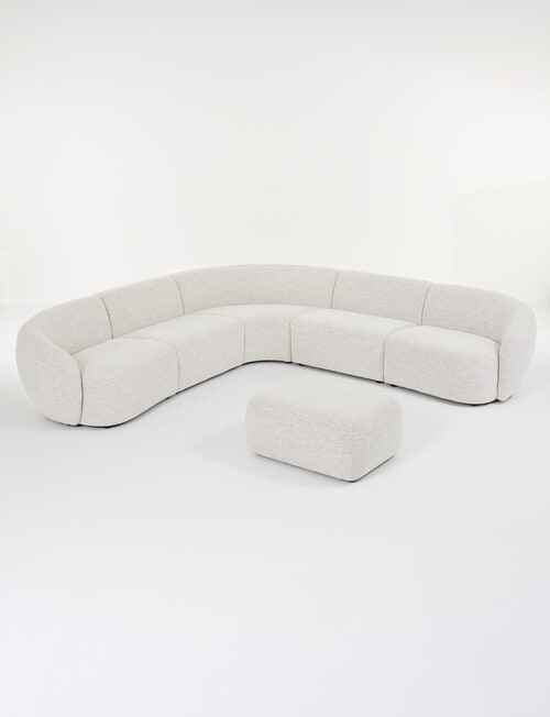 Marcello&Co Callie Fabric Modular Armless Chair product photo View 10 L
