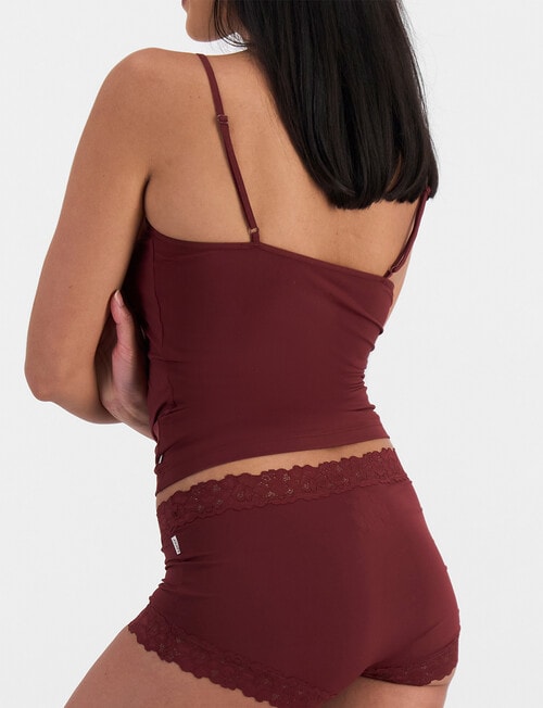 Jockey Woman Parisienne Micro Full Brief, Rich Cherry product photo View 03 L