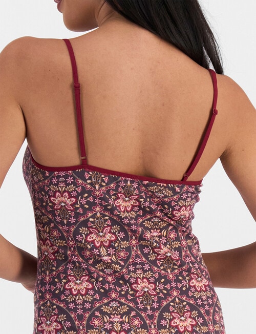 Jockey Woman Parisienne Cotton Cami, Folk Art Floral product photo View 03 L