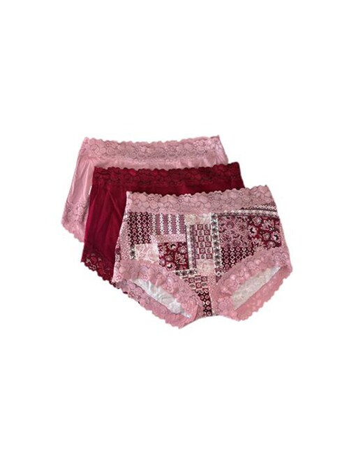 Jockey Woman Parisienne Cotton Full Brief, 3-Pack, Floral Quilt product photo
