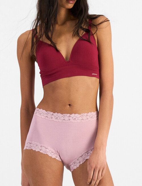 Jockey Woman Parisienne Cotton Full Brief, 3-Pack, Floral Quilt product photo View 02 L