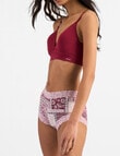 Jockey Woman Parisienne Cotton Full Brief, 3-Pack, Floral Quilt product photo View 04 S