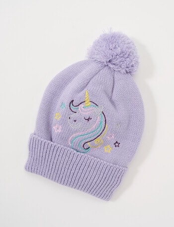Mac & Ellie Unicorn Fleece Lined Beanie product photo