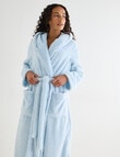 Zest Sleep Plush Robe, Pale Blue product photo