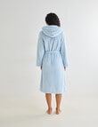 Zest Sleep Plush Robe, Pale Blue product photo View 02 S