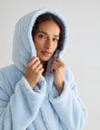 Zest Sleep Plush Robe, Pale Blue product photo View 04 S