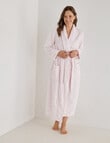 Ruby & Bloom Rose Textured Robe, Pink, 10-26 product photo View 03 S