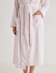 Ruby & Bloom Rose Textured Robe, Pink, 10-26 product photo View 05 S