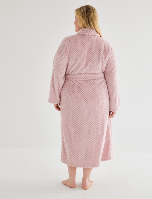 Studio Curve Sleep Basketweave Robe, Pale Pink product photo View 02 L