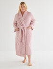 Studio Curve Sleep Basketweave Robe, Pale Pink product photo View 03 S