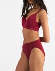 Jockey Woman No Ride Up Lace Hi Cut Brief, Rumour product photo View 02 S