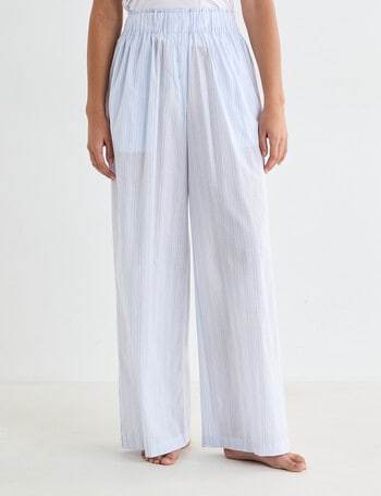 Mineral Sleep Stripe Bottom, Pale Blue product photo