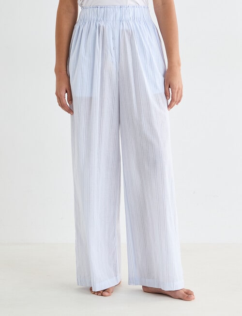 Mineral Sleep Stripe Bottom, Pale Blue product photo