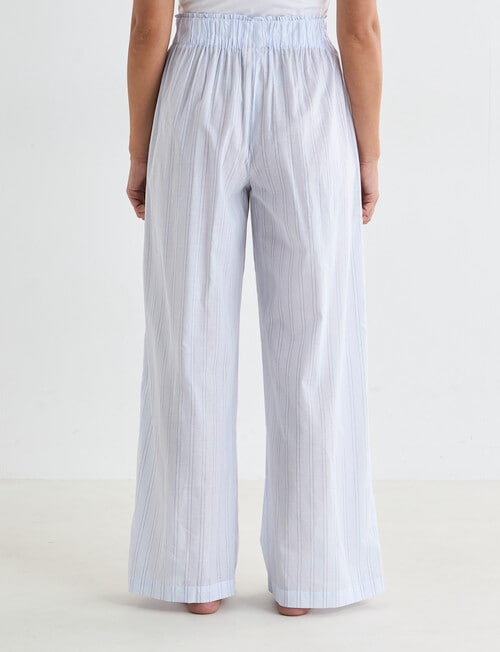 Mineral Sleep Stripe Bottom, Pale Blue product photo View 02 L