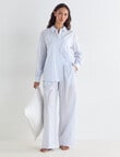 Mineral Sleep Stripe Bottom, Pale Blue product photo View 03 S