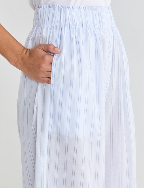 Mineral Sleep Stripe Bottom, Pale Blue product photo View 04 L