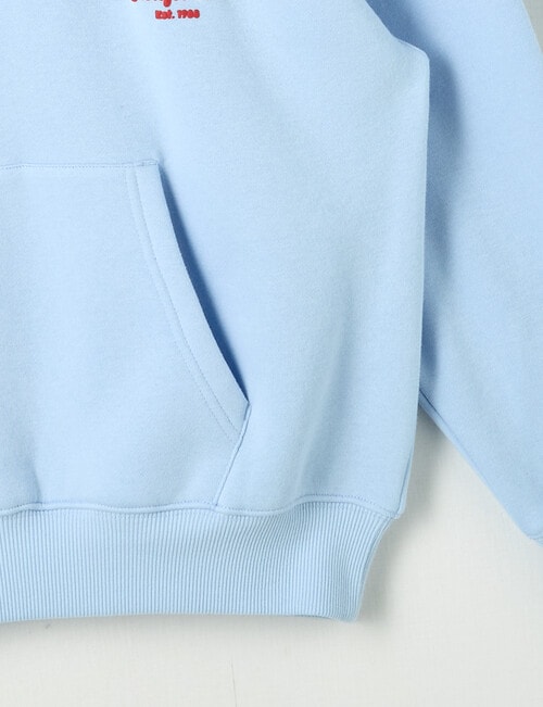 Switch Checkerboard Cherry Oversized Hoodie, Cornflower Blue product photo View 03 L