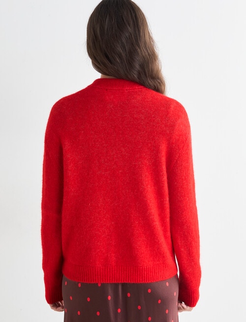Mineral Kennedy Sweater, Red product photo View 02 L