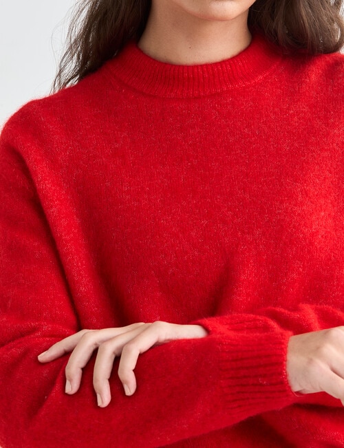 Mineral Kennedy Sweater, Red product photo View 04 L