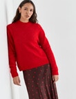 Mineral Kennedy Sweater, Red product photo View 05 S