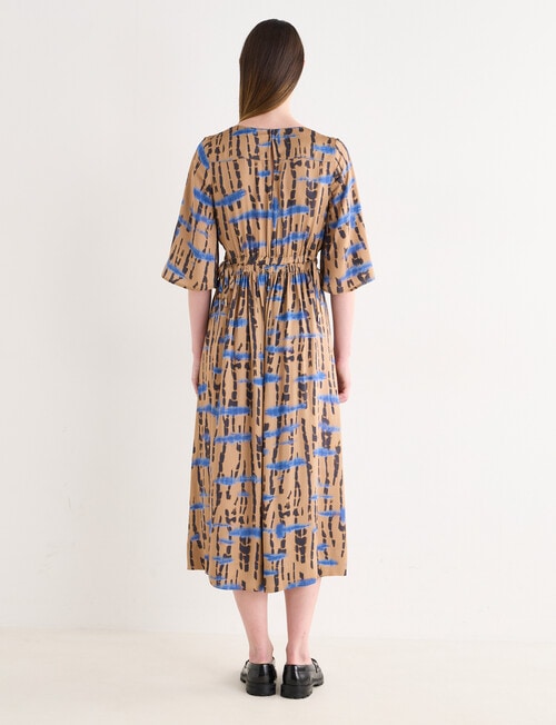Jigsaw Jamie Short Sleeve Dress, Gold product photo View 02 L
