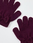 Mac & Ellie Bow Glove, Wild Berry product photo View 02 S