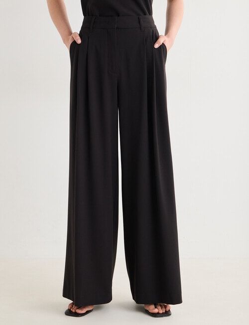 State of play Mishka Wide Leg Pant, Charcoal product photo View 03 L