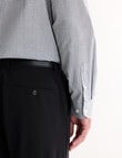 Chisel Check Long Sleeve Shirt, Black product photo View 05 S