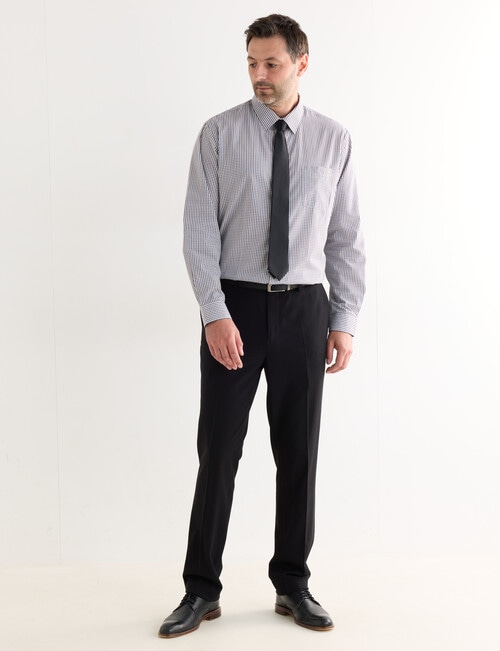 Chisel Check Long Sleeve Shirt, Brown product photo View 03 L