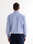 Chisel Check Long Sleeve Shirt, Navy product photo View 02 S