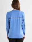 Line 7 Margin Knitted Jersey, Marina Blue product photo View 02 S