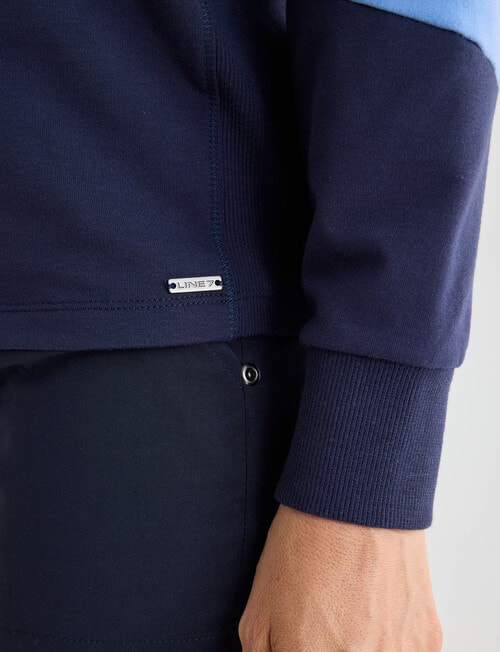 Line 7 Ultimate Panelled Top, Navy & Marina Blue product photo View 05 L