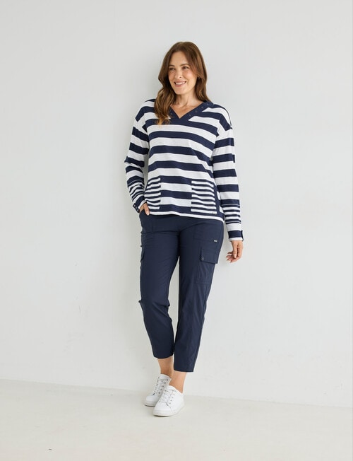 Line 7 Frame Top, Navy & White product photo View 03 L