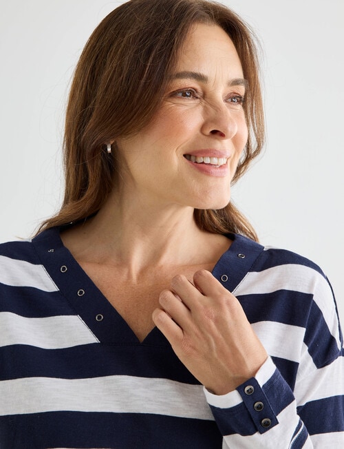 Line 7 Frame Top, Navy & White product photo View 05 L