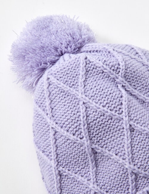 Mac & Ellie Sparkle Warmwear Set, Galactic Lilac product photo View 03 L