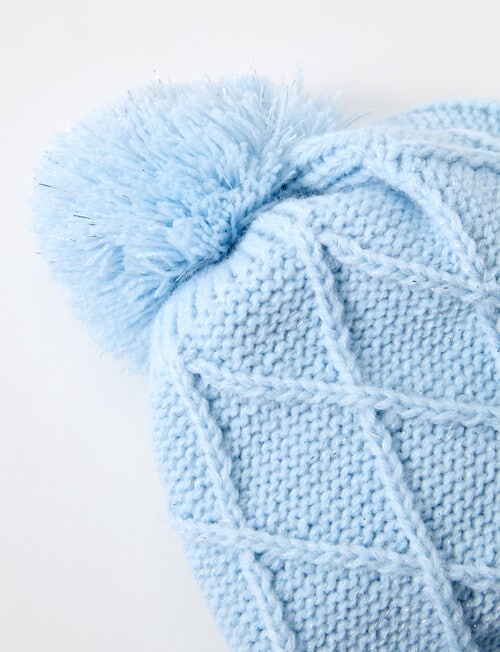 Mac & Ellie Sparkle Warmwear Set, Moonstone Blue product photo View 03 L