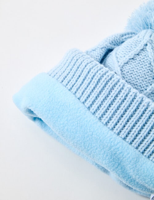 Mac & Ellie Sparkle Warmwear Set, Moonstone Blue product photo View 04 L