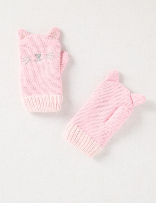 Mac & Ellie Cat Mitten, Pink product photo