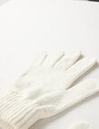 Mac & Ellie Chenille Glove, Vanilla product photo View 02 S