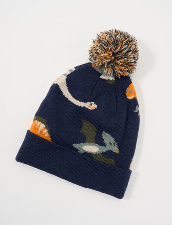 Mac & Ellie Jacquard Beanie, Dino product photo