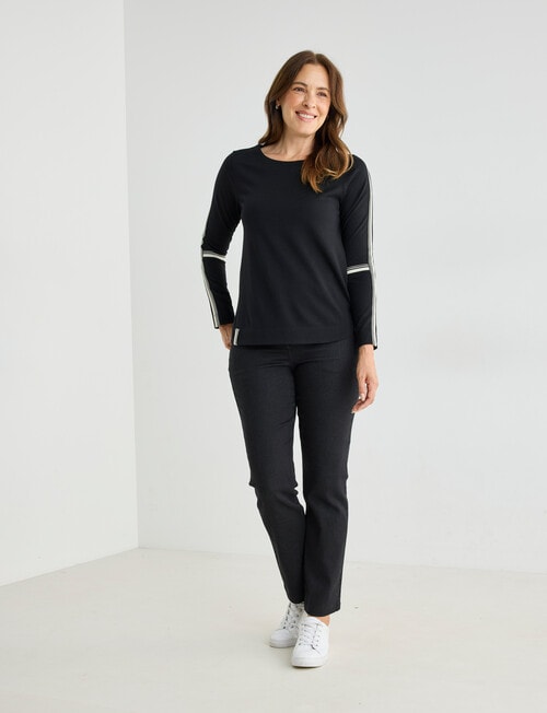 Line 7 Alto Merino Top, Black product photo View 03 L