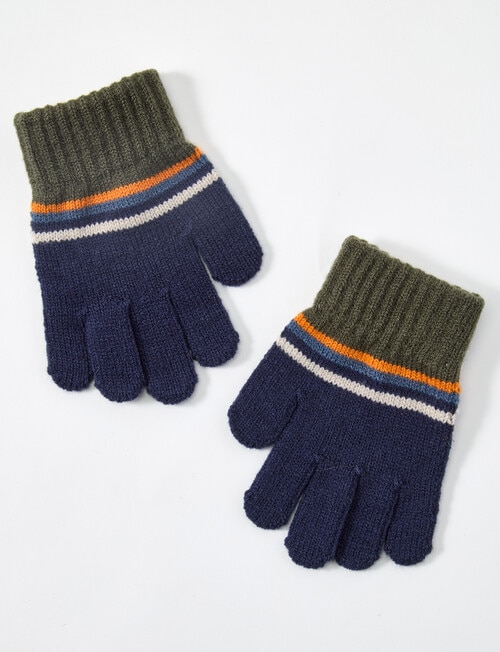 Mac & Ellie Stripe Gloves, Multicoloured product photo