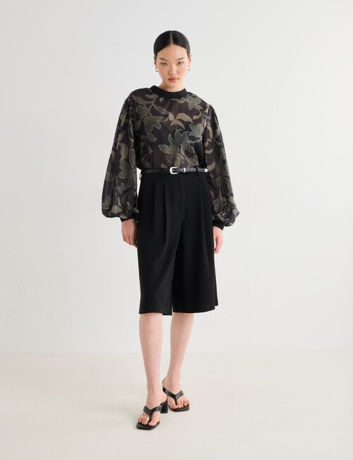 State of play Luna Long Sleeve Blouse, Print product photo View 03 L