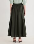 State of play Ivy Maxi Skirt, Dark Green product photo View 02 S