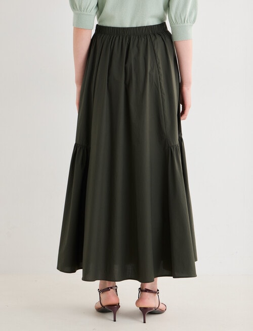 State of play Ivy Maxi Skirt, Dark Green product photo View 02 L