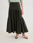 State of play Ivy Maxi Skirt, Dark Green product photo View 03 S
