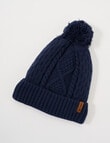 Mac & Ellie Fleece Lined Beanie, Navy product photo