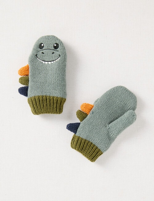 Mac & Ellie Dino Mitten, Multicoloured product photo