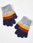 Mac & Ellie Stripe Gloves, Multicoloured product photo