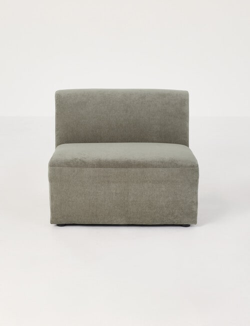 Marcello&Co Callie Fabric Modular Armless Chair product photo View 02 L
